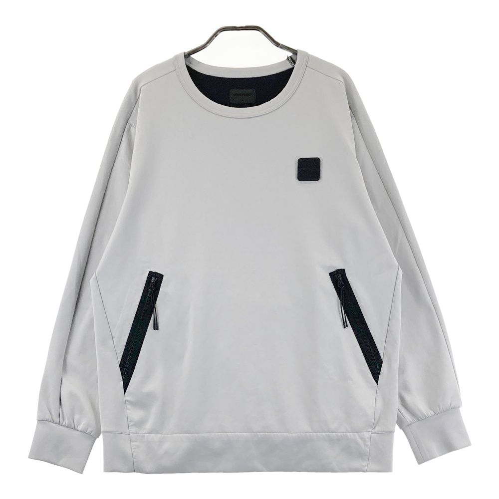 サイズ：L BRIEFING GOLF ブリーフィング クルーネック スウェット 長袖Tシャツ グレー系 [240101714456] ゴルフウェア メンズ ストスト