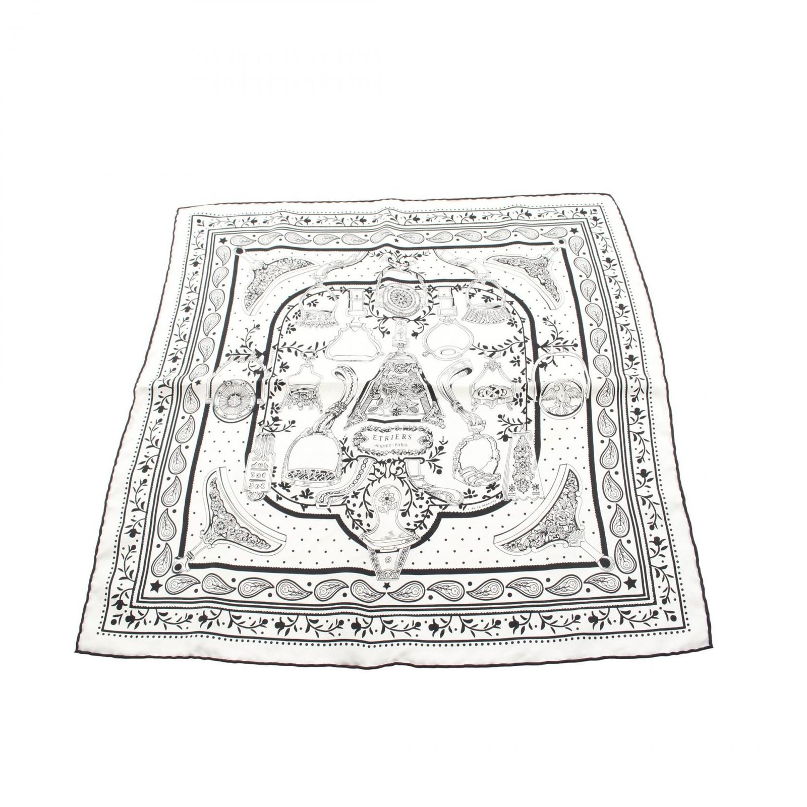 HERMES エルメス カレ55 ETRIERS BANDANA バンダナ スカーフ