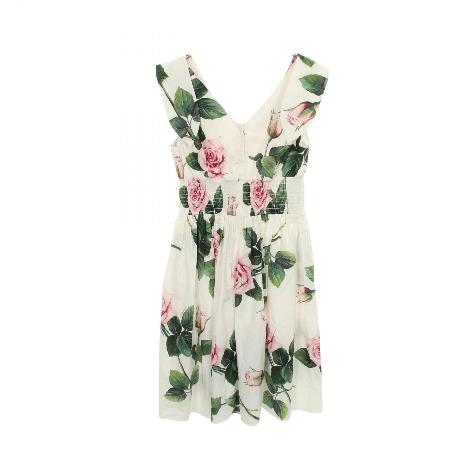 DOLCE & GABBANA ドルチェアンドガッバーナ 花柄 ノースリーブ ワンピース