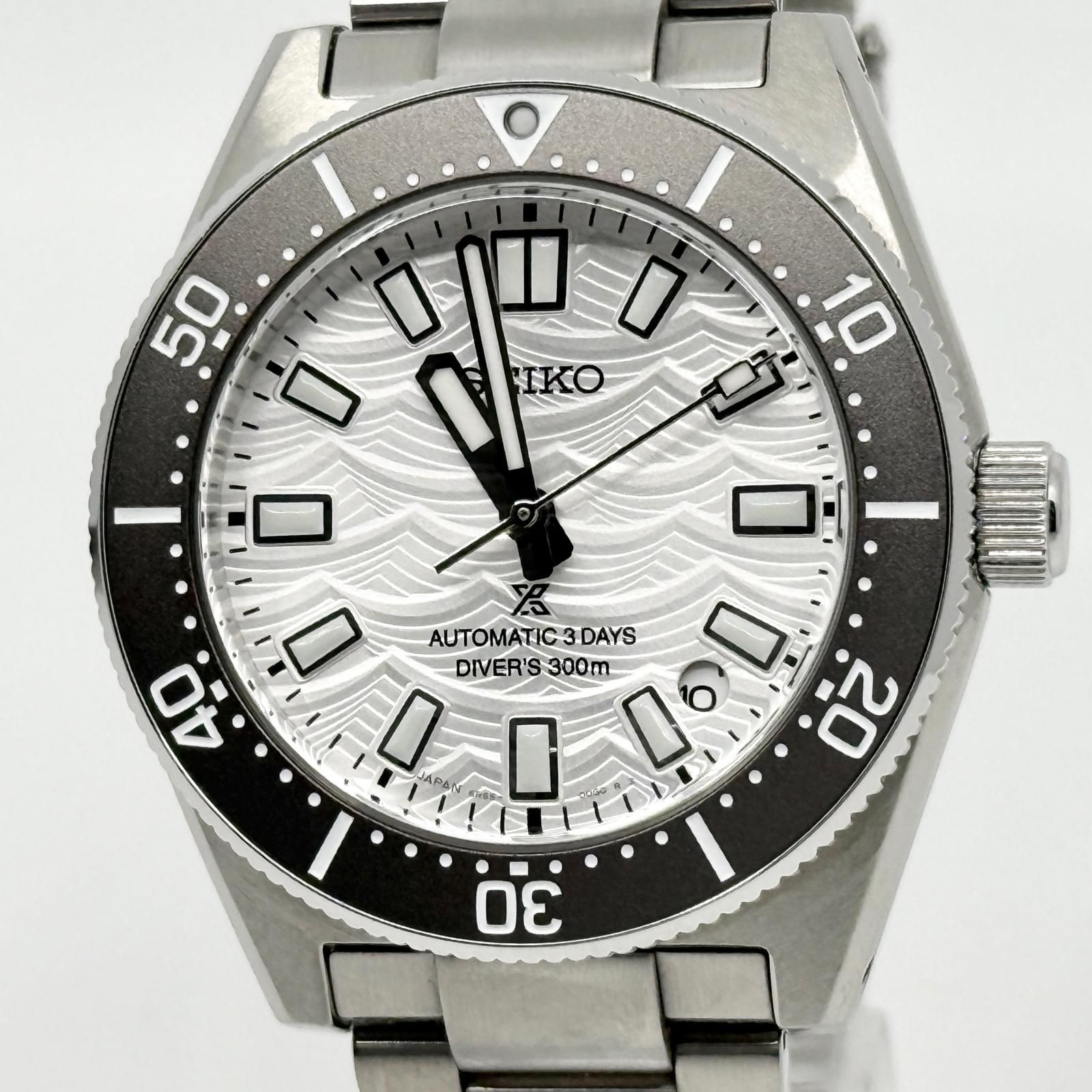 SEIKO セイコー プロスペックス 6R55-00K0 SBDC213 シルバー AT メンズ 腕時計 稼働品
