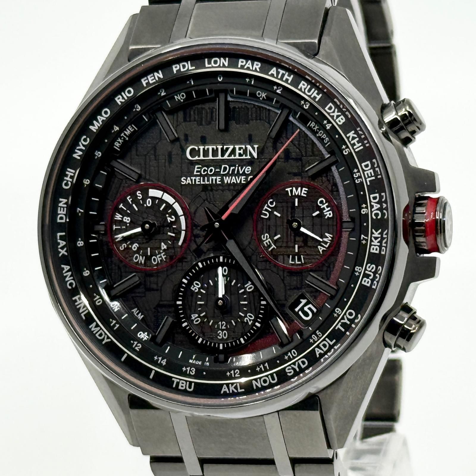 CITIZEN シチズン スターウォーズ 9N1030260 ダークグレー CC4006-61E エコドライブ メンズ 腕時計 稼働品