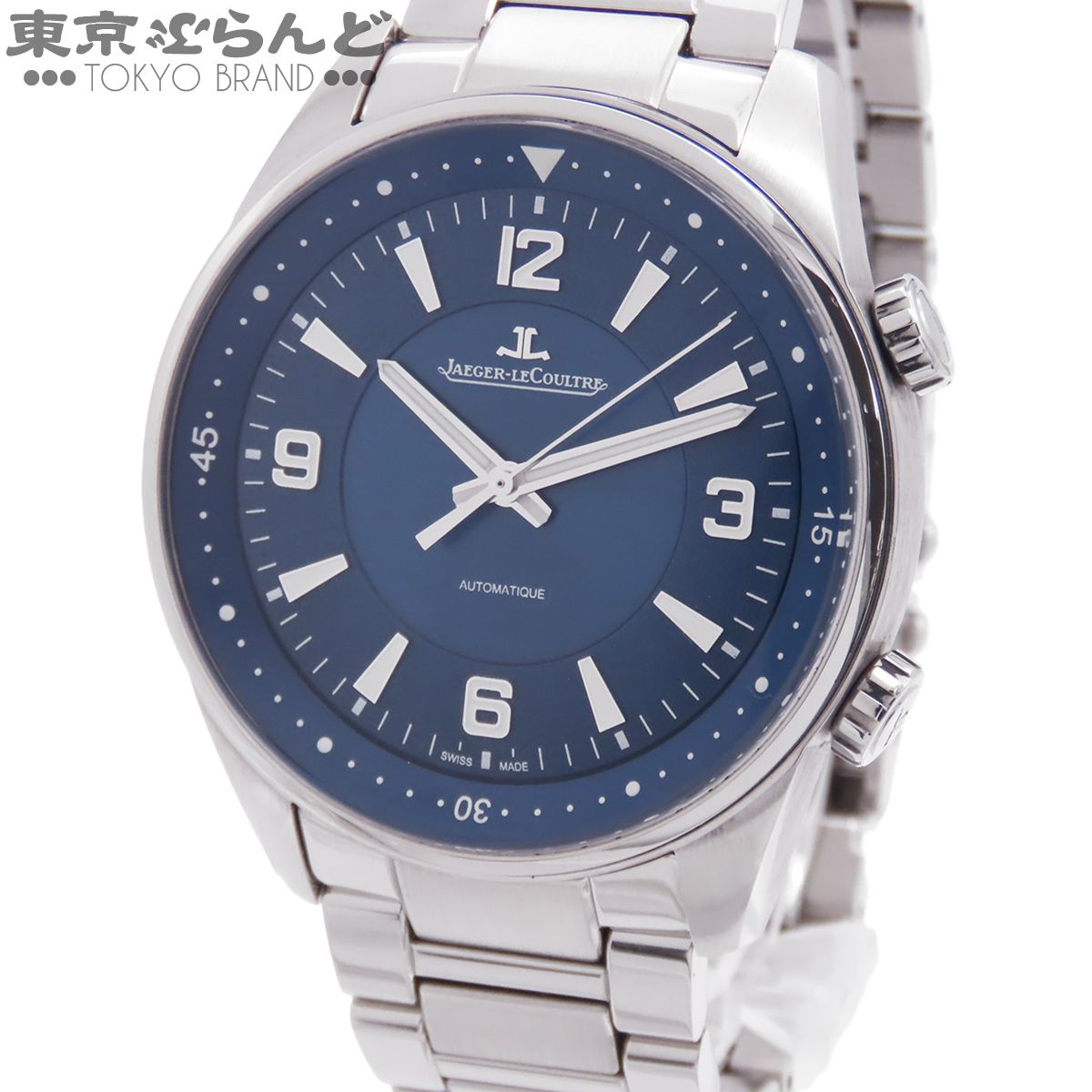 ジャガー・ルクルト JAEGER-LECOULTRE ポラリスオートマティック 841.8.37.S Q9008180 ブルー SS 腕時計 メンズ 自動巻 101860907
