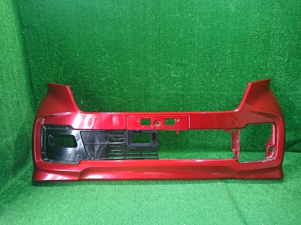 JF3後期 NBOXカスタム フロントバンパー レッド R565M(216159)