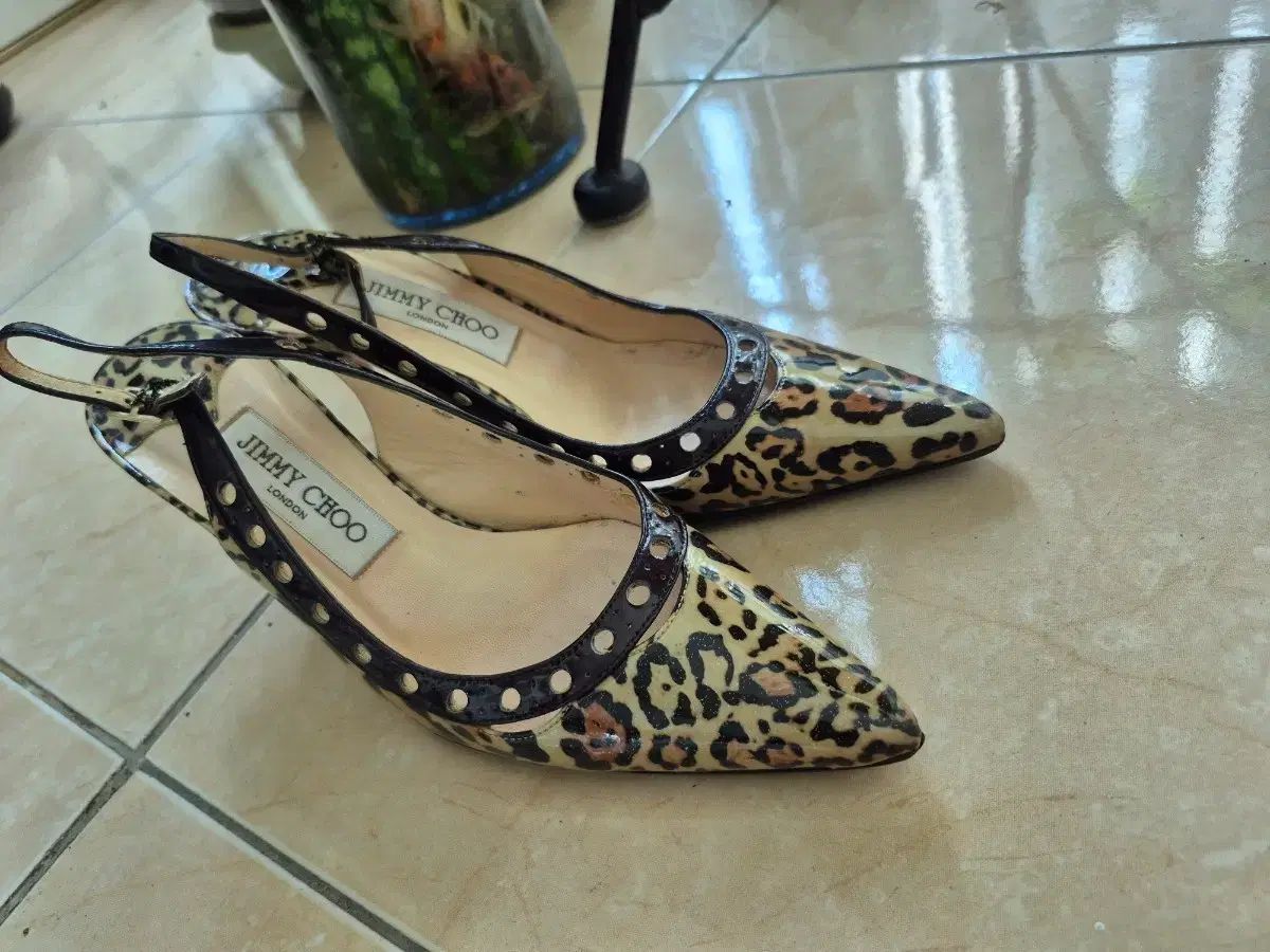 Jimmy Choo ジミーチュウ ヒョウ柄 レオパード スリングバック ヒール