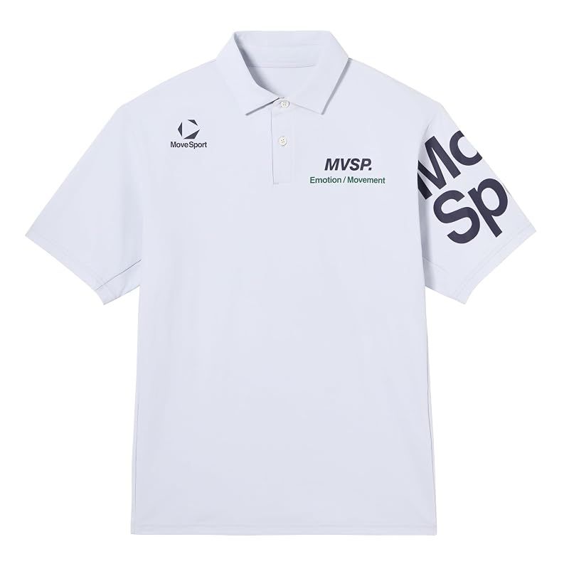 【新品】 [ムーブスポーツ] デサント 鹿の子 吸汗 接触冷感 ストレッチ UV CUT(UPF50+) 涼しい 動きやすい トレーニング ランニング ウォーキングST6SHS03M_GY00_S