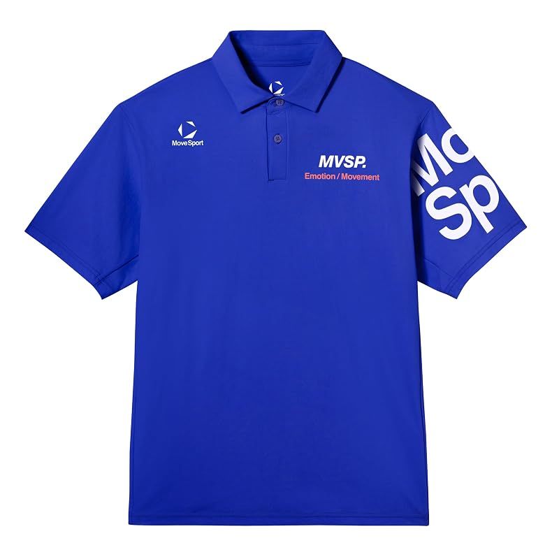 【新品】 [ムーブスポーツ] デサント 鹿の子 吸汗 接触冷感 ストレッチ UV CUT(UPF50+) 涼しい 動きやすい トレーニング ランニング ウォーキングST6SHS03M_BL00_O