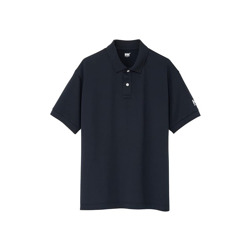 【新品】 [ヘリーハンセン] ポロシャツ S/S Team Dry Polo ディープネイビー L