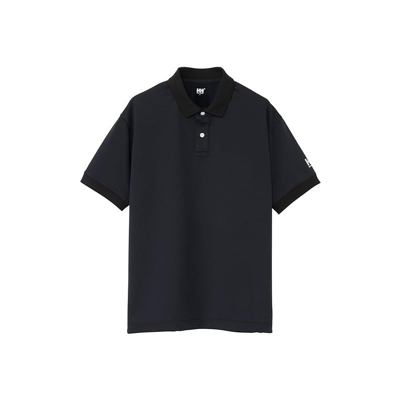 【新品】 [ヘリーハンセン] ポロシャツ S/S Team Dry Polo ブラック M