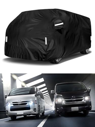 ハイエース 車体カバー ワイドボディ/ミドルルーフ用 ボディーカバー 防水 紫外線防止 内装保護 厚手素材【日本正規品】ts