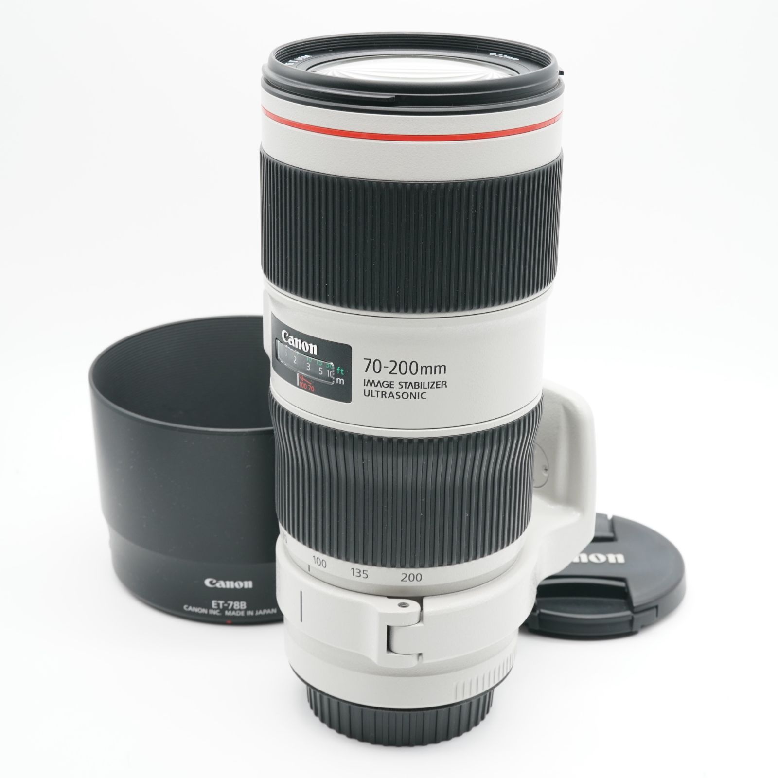 ほぼ新品 Canon キヤノン EF 70-200mm F4 L IS II USM あると嬉しい純正フード・純正三脚座付！