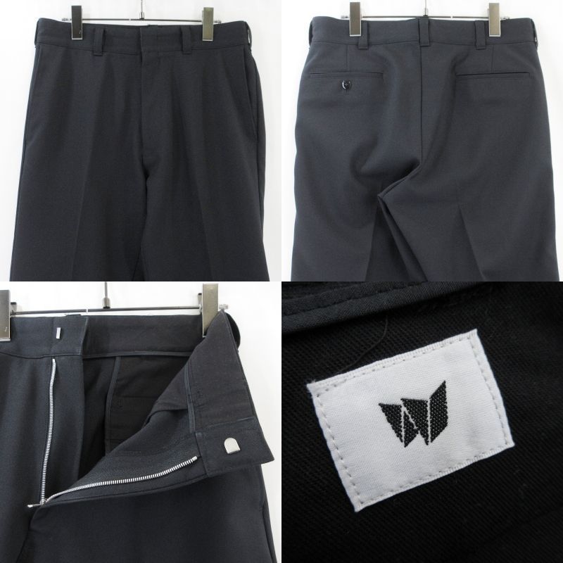 W ダブルトーキョー ポリエステルパンツ W005 OVY polyester pants