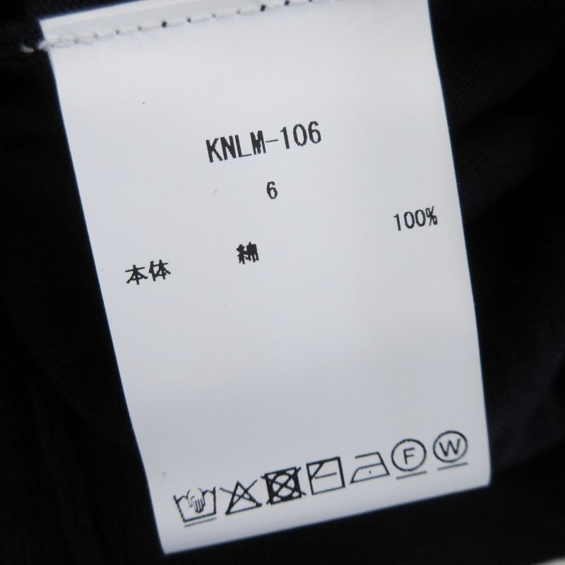 未使用 CIOTA シオタ クルーネックロングスリーブニットTシャツ KNLM