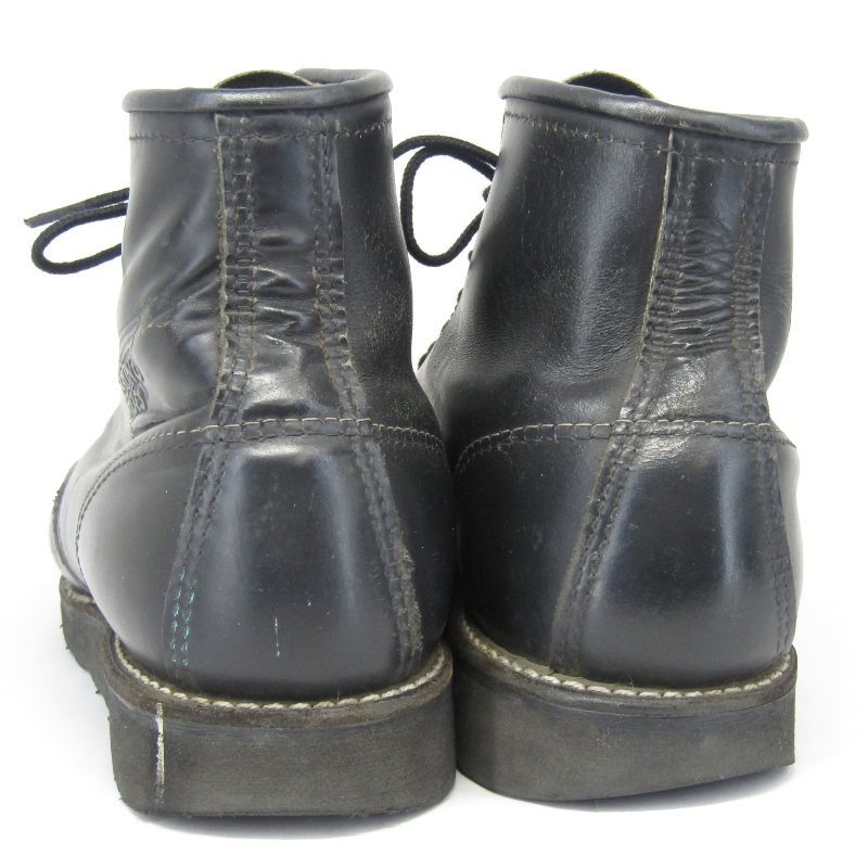 限定値下レッドウィング8130黒モックトゥUS9M（27cm）USA製ビンテージ REDWING レッドウィング US9D 27cm モックトゥ 8137 2006年製 オール