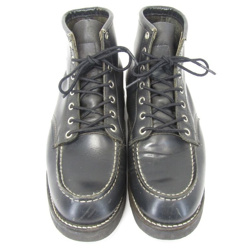 限定値下レッドウィング8130黒モックトゥUS9M（27cm）USA製ビンテージ REDWING レッドウィング US9D 27cm モックトゥ 8137 2006年製 オール