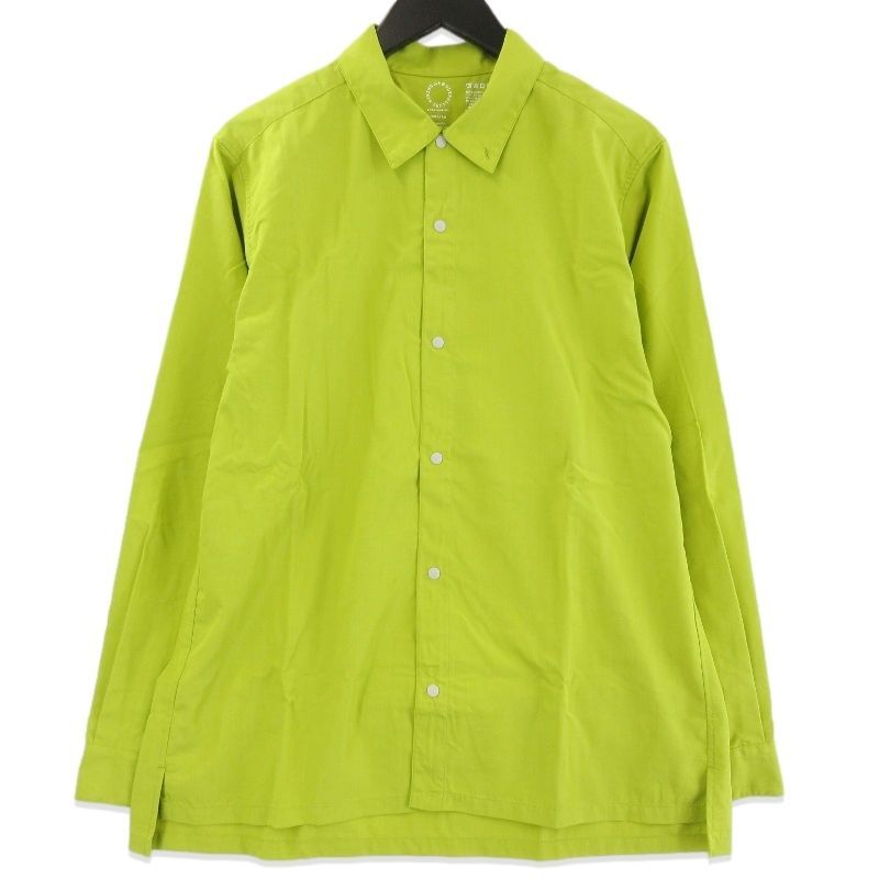 未使用 山と道 ヤマトミチ Bamboo shirt UNISEX 2026 バンブーシャツ長袖シャツ トレイルシャツ Lemon Grass M 71016004