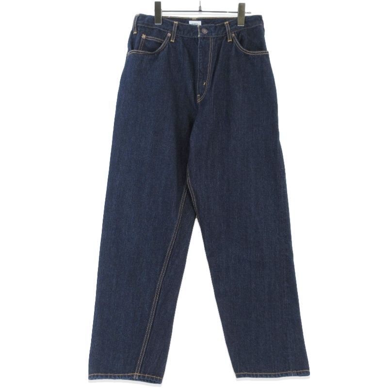 未使用 CIOTA シオタ デニムパンツ PTLM-24RF-PIDNW Wide Tapered 5 Pocket Pants ワンウォッシュ ワイド Dark Navy 32 99001123