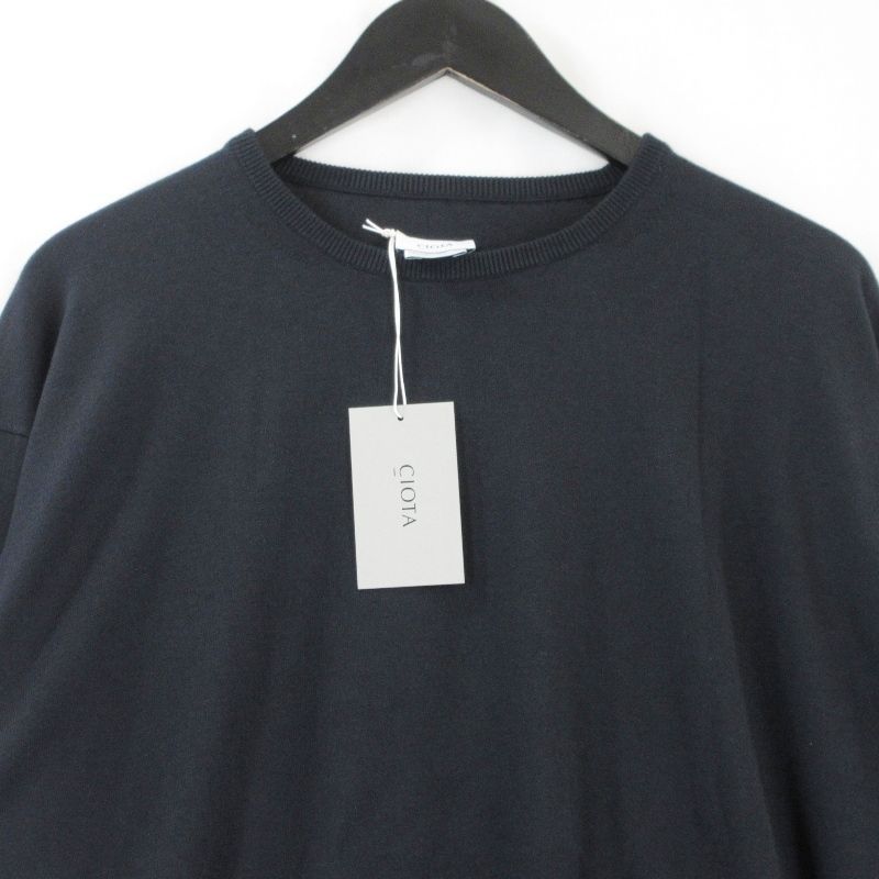 未使用 CIOTA シオタ クルーネックロングスリーブニットTシャツ KNLM