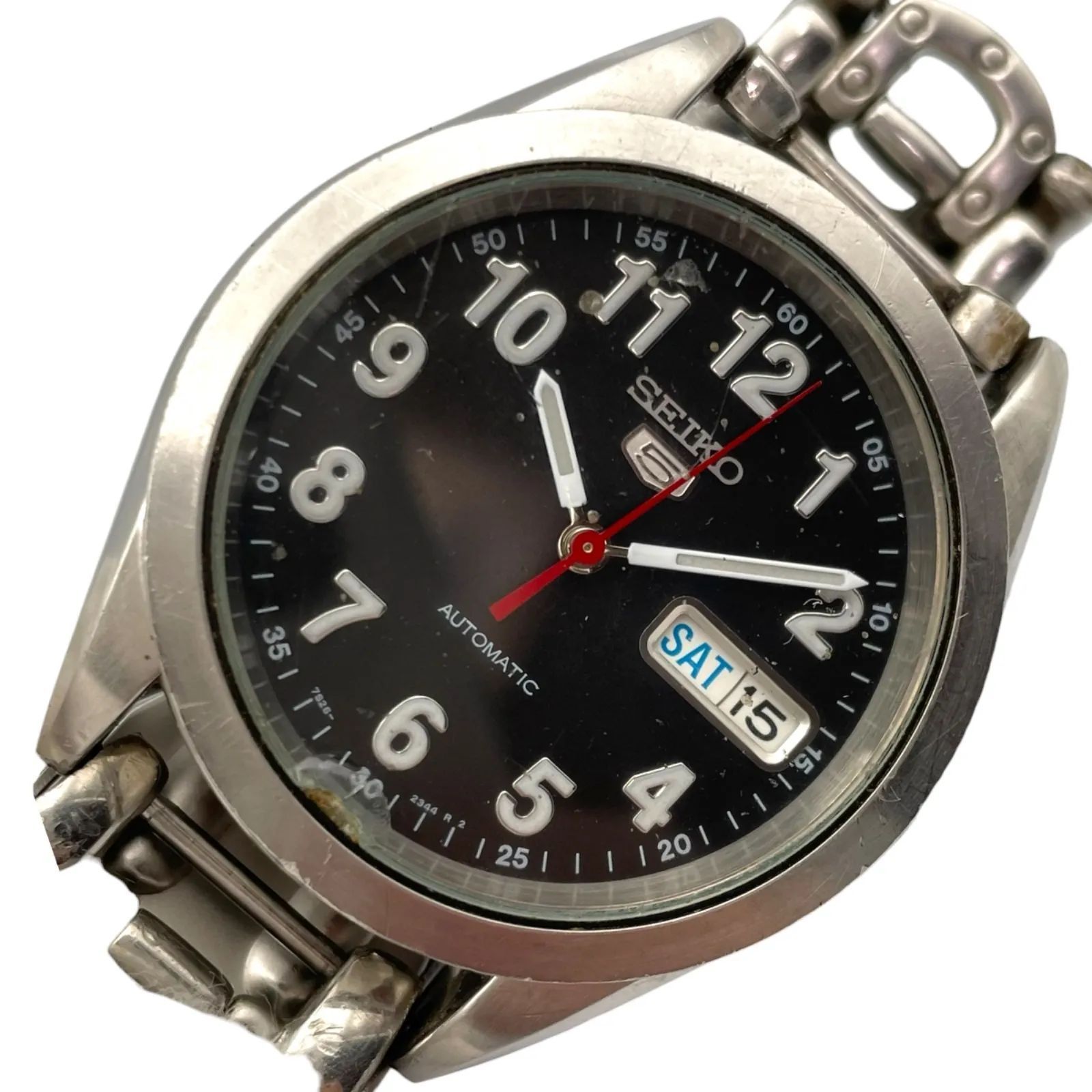 稼働 セイコー5 SEIKO 5 7S26-0420 AT 自動巻き メンズ アナログ 3針
