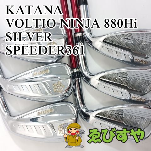 入間□【中古】 アイアンセット カタナゴルフ VOLTIO NINJA 880Hi