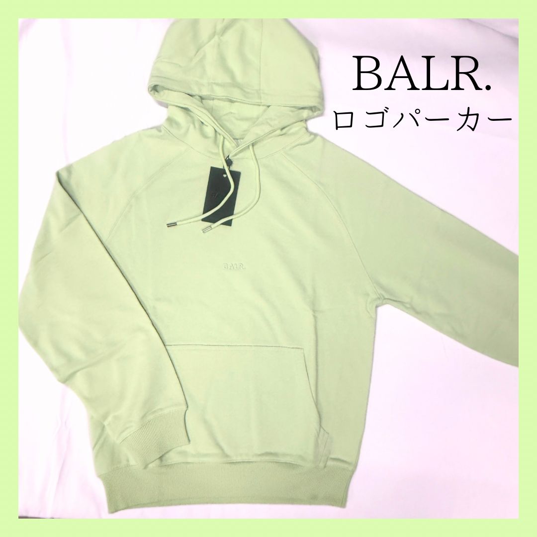 【新品タグ付】BALR. ボーラー NAME LOGO HOODIE パーカー