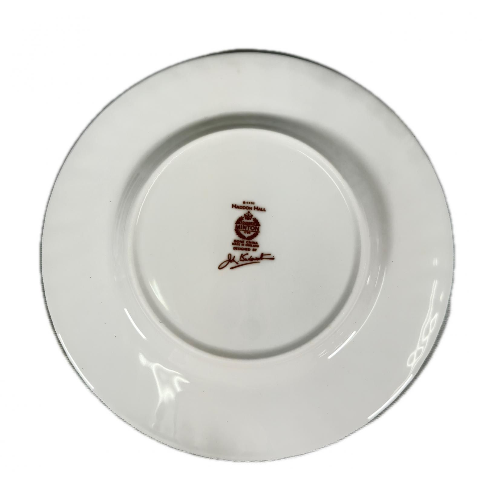 MINTON 花柄 食器セット 4枚 ポーチ2点 MINTON 花柄 食器セット 4枚
