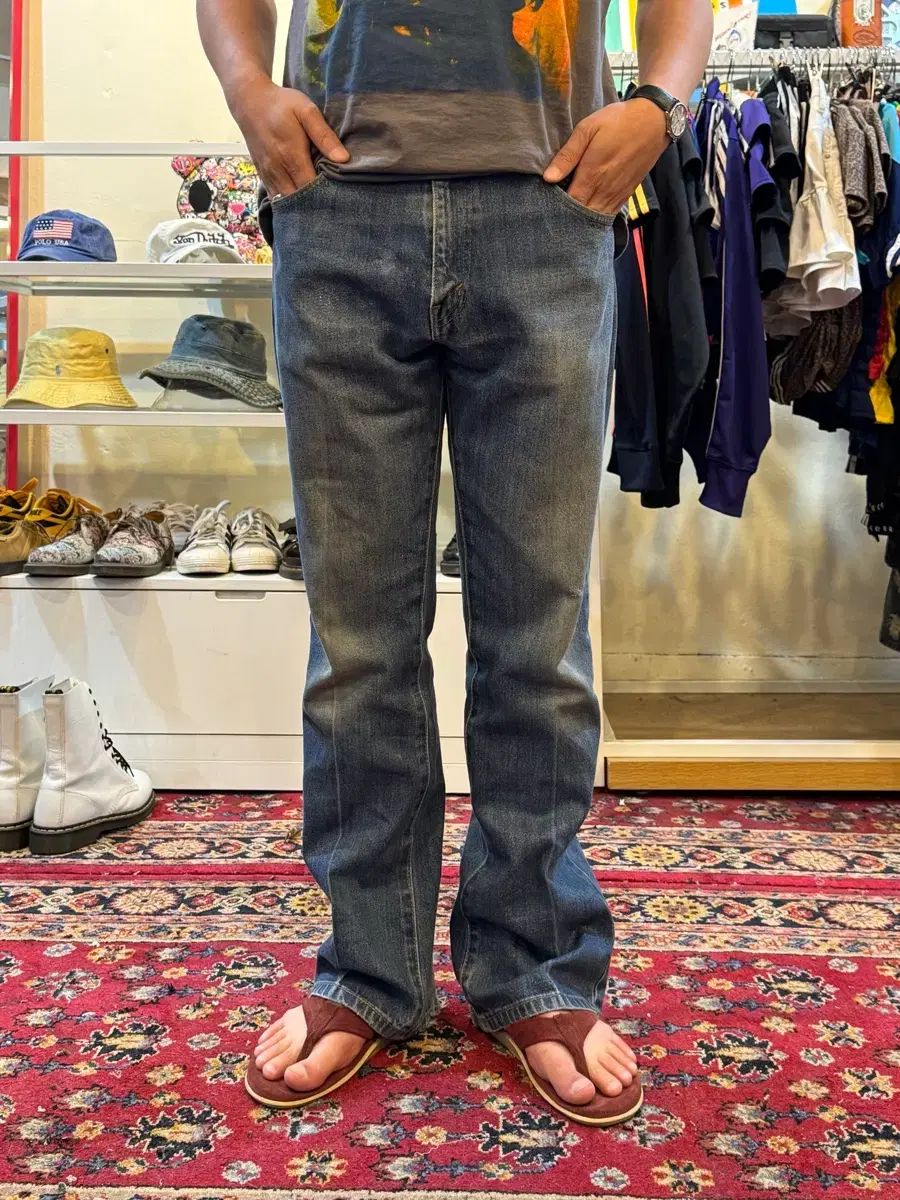 リーバイス 517 ブーツカット デニム パンツ W34 L32