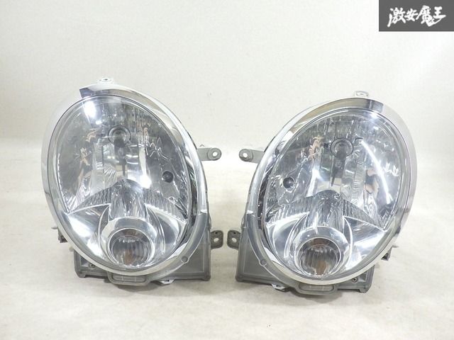 良品!! ダイハツ 純正 L650S L660S ミラジーノ ハロゲン ヘッドライト ヘッドランプ レンズ 左右 KOITO 100-51772 即納 棚2F-P-2