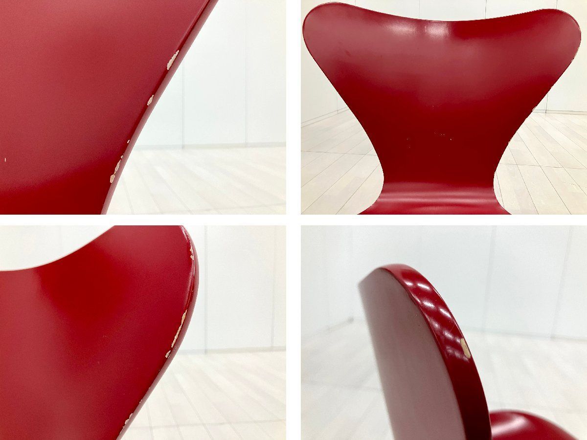2G)Fritz Hansen/フリッツハンセン□セブンチェア□ラッカー/レッド