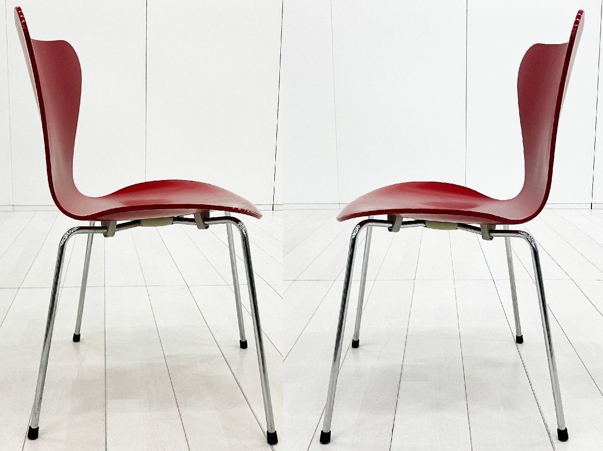 2A)Fritz Hansen/フリッツハンセン□セブンチェア□ラッカー/レッド
