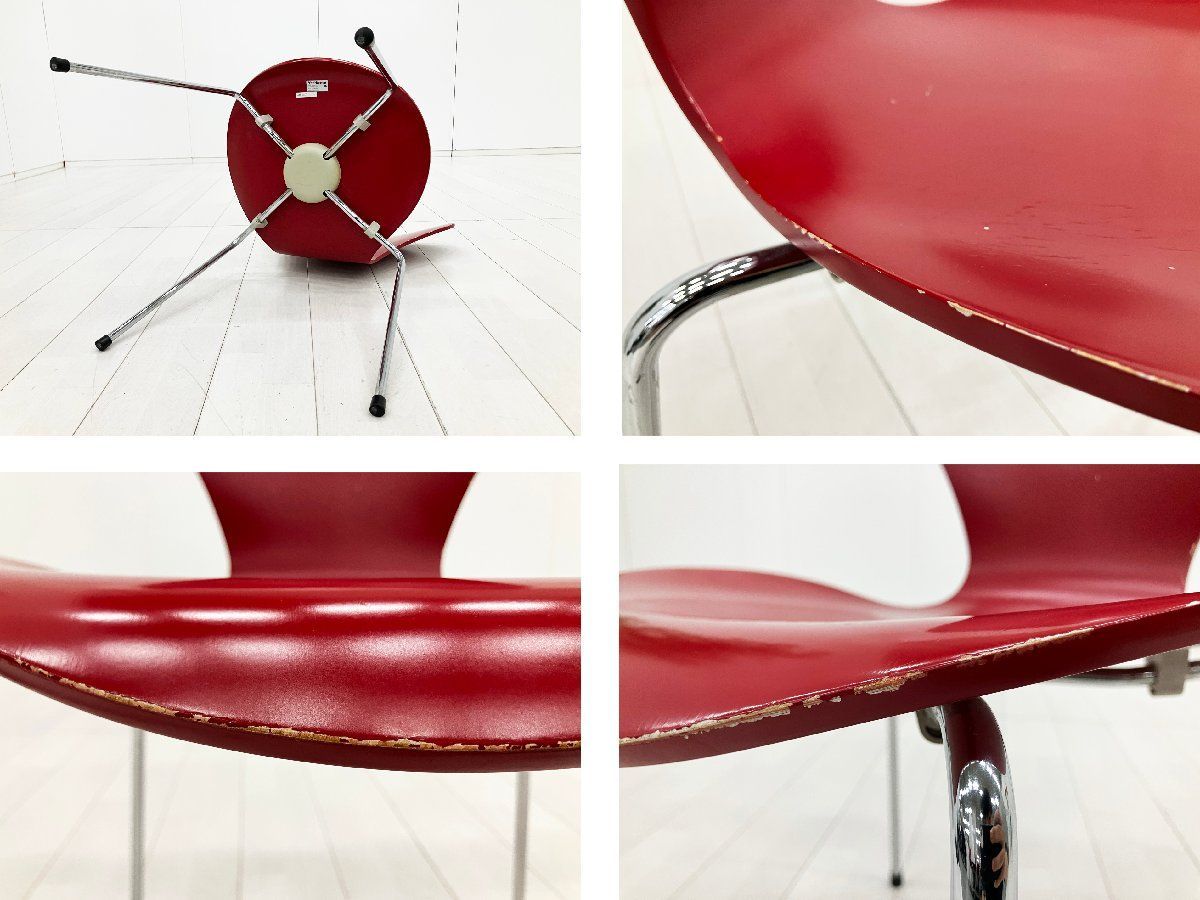 2G)Fritz Hansen/フリッツハンセン□セブンチェア□ラッカー/レッド