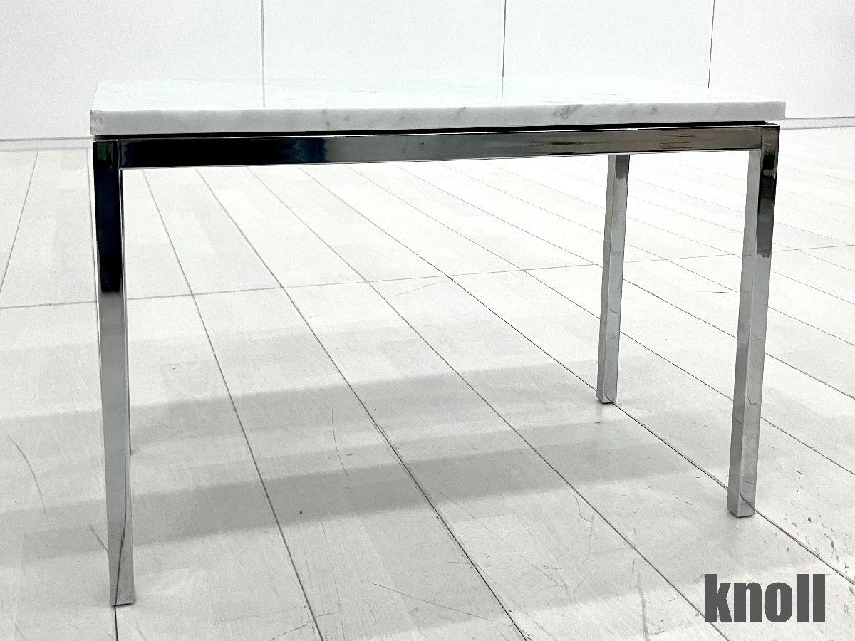 knoll/ノール■フローレンス・ノール ■コーヒーテーブル■ミッドセンチュリー■大理石天板■欠けあり