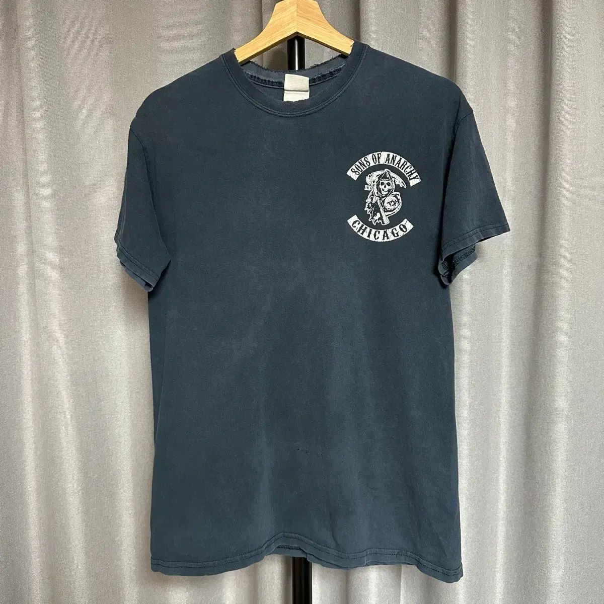 サンズOFアナキ フェイディング ダメージ Tシャツ M