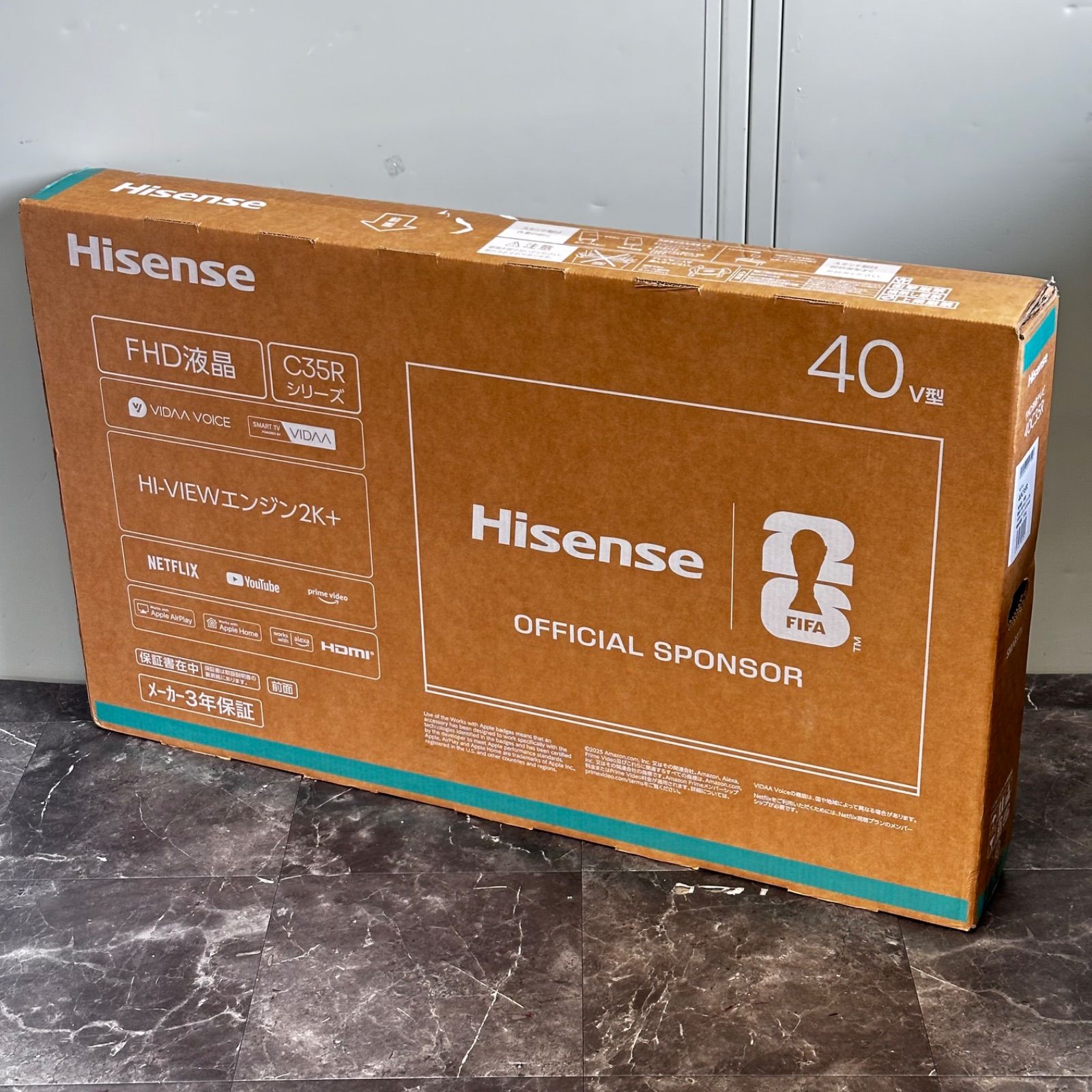 ♪送料込！新品 2026年製 Hisense 40C35R 40V型 FHD液晶スマートテレビ