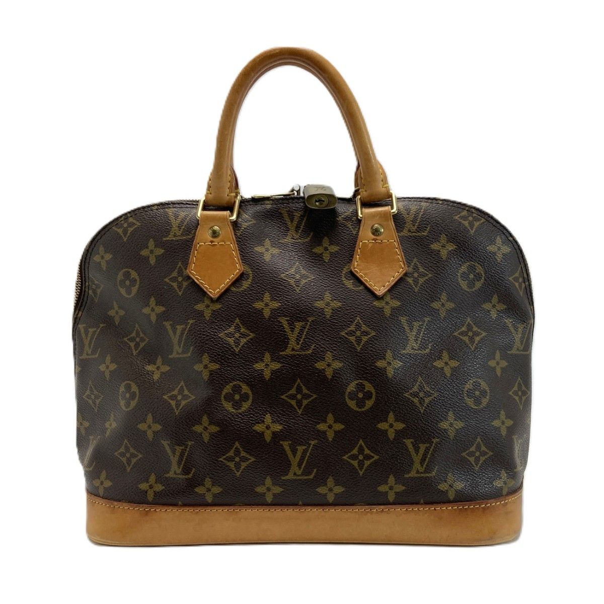 LOUIS VUITTON ルイヴィトン モノグラム アルマ M51130 ハンドバッグ パドロック有