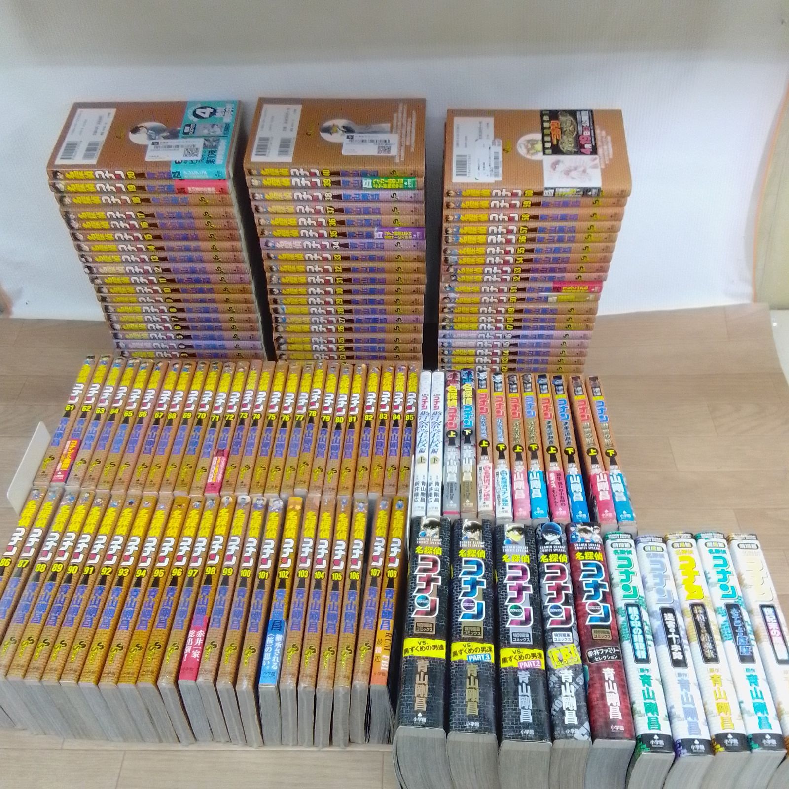 ☆【未開封あり】名探偵コナン 1～108巻 コミック全巻・関連本20冊以上