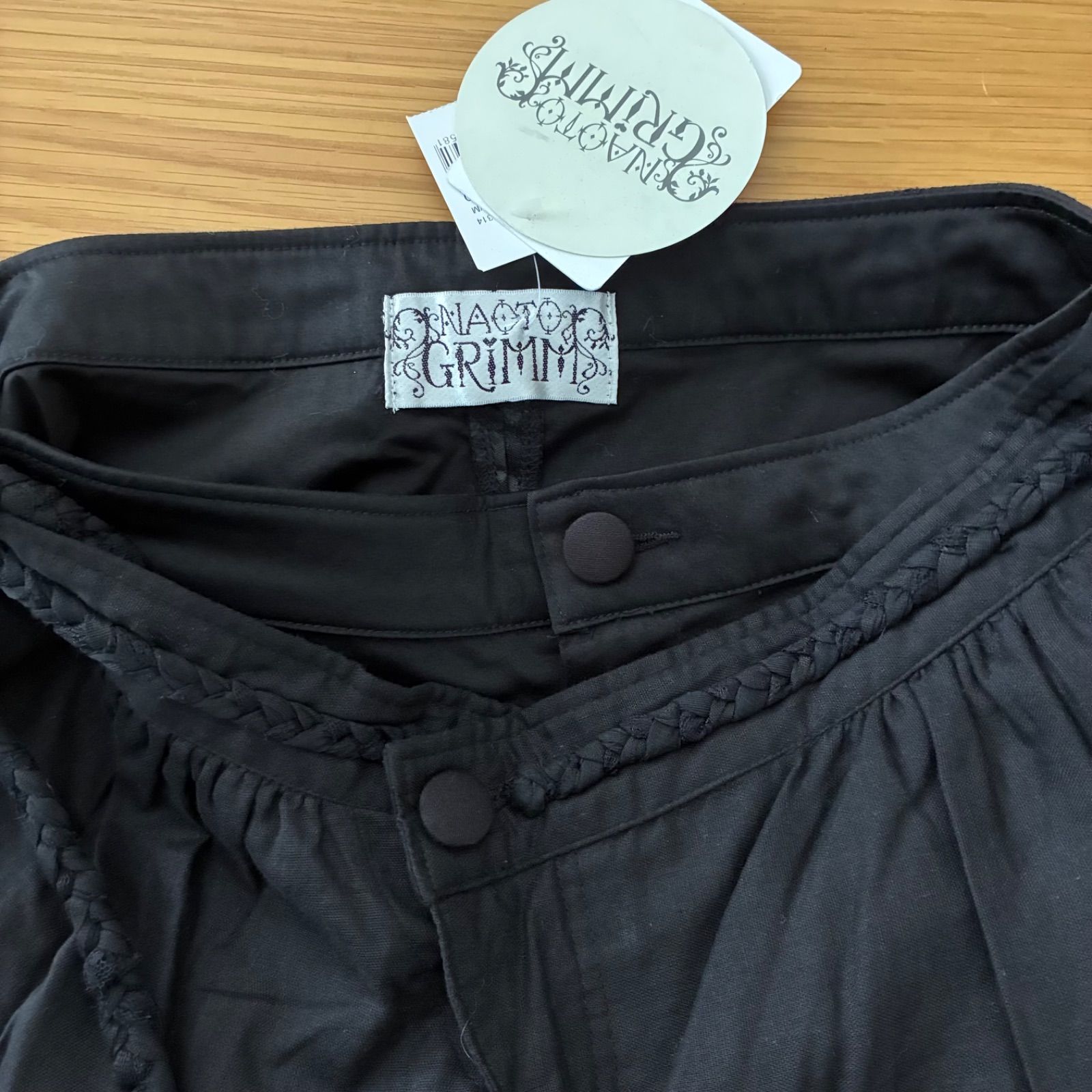 新品タグ付き エイチナオト h.NAOTO パンツ Mサイズ 黒 ゴシック