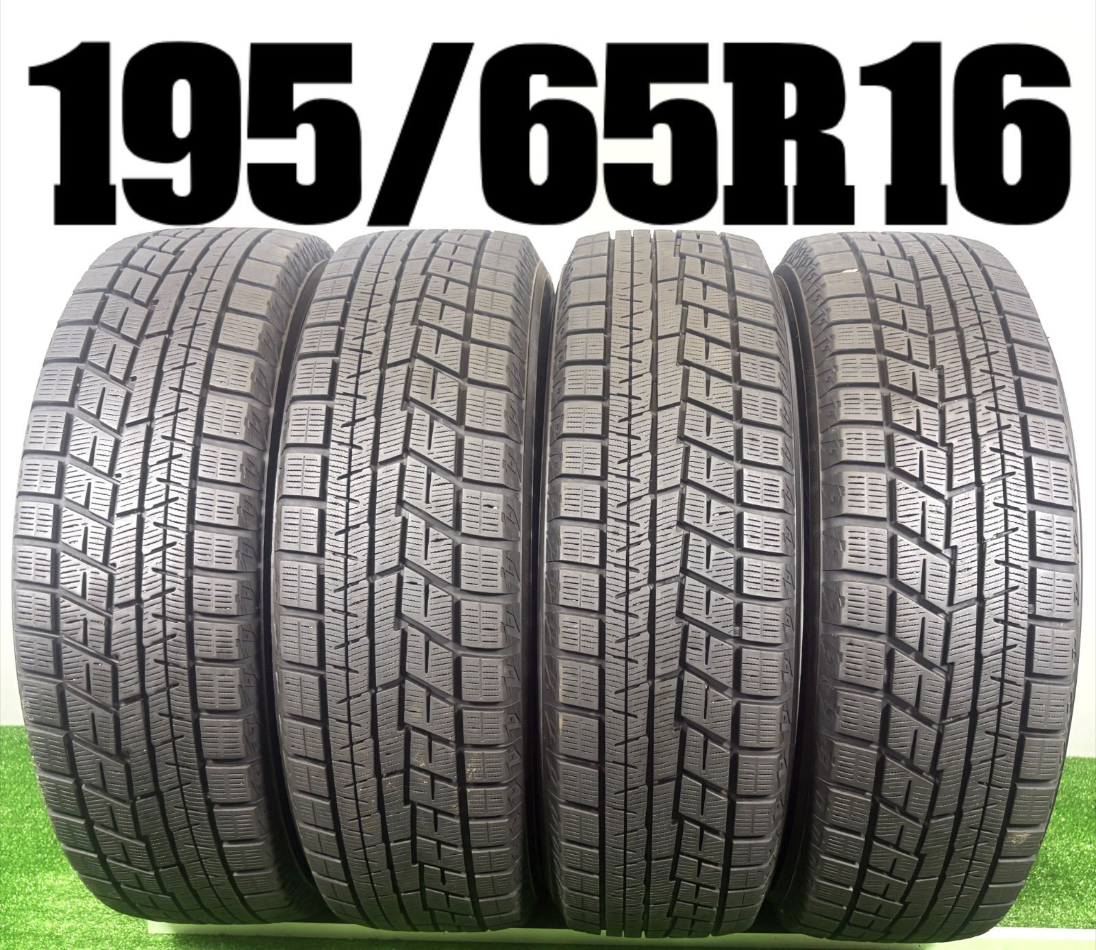 送料無料★195/65R16 ヨコハマ IG60 2020年製 4本 冬 タイヤ スタッドレス 中古 TB1303
