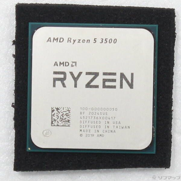 ソフマップ 〔中古品〕 Ryzen 5 3500 〔3.6GHz／SOCKET AM4〕【262】
