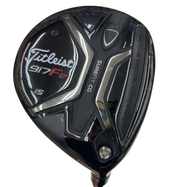 【中古】 タイトリスト 917 F2 15° フェアウェイウッド FW Tour AD TP-6 (フレックスS) メンズ 男性用 右利き 右用 Cランク ゴルフクラブ
