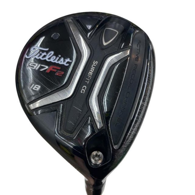【中古】 タイトリスト 917 F2 18° フェアウェイウッド FW ATTAS PUNCH 6 (フレックスS) メンズ 男性用 右利き 右用 Cランク ゴルフクラブ