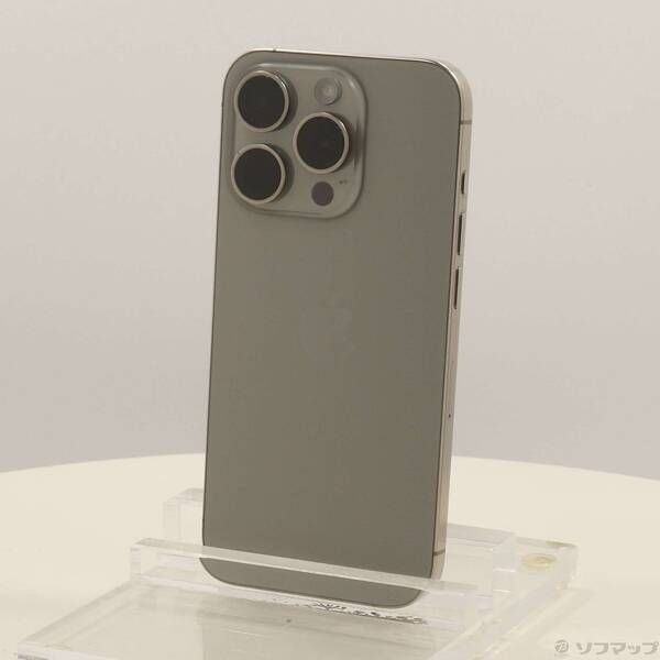 ソフマップ 〔中古品〕 iPhone15 Pro 1TB ナチュラルチタニウム MTUT3J／A SIMフリー【198】