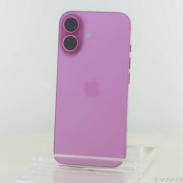 ソフマップ 〔中古品〕 iPhone16 128GB ピンク MYDT3J／A SIMフリー【262】