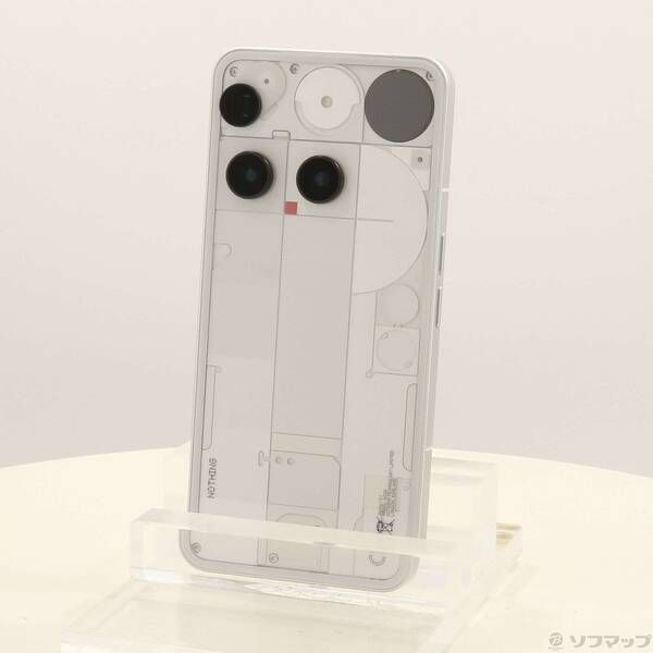 ソフマップ 〔中古品〕 Nothing Phone (3) 256GB ホワイト NP3256 SIMフリー【198】