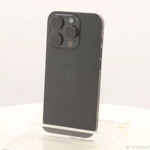 ソフマップ 〔中古品〕 iPhone15 Pro 512GB ブラックチタニウム MTUH3J／A SIMフリー【198】