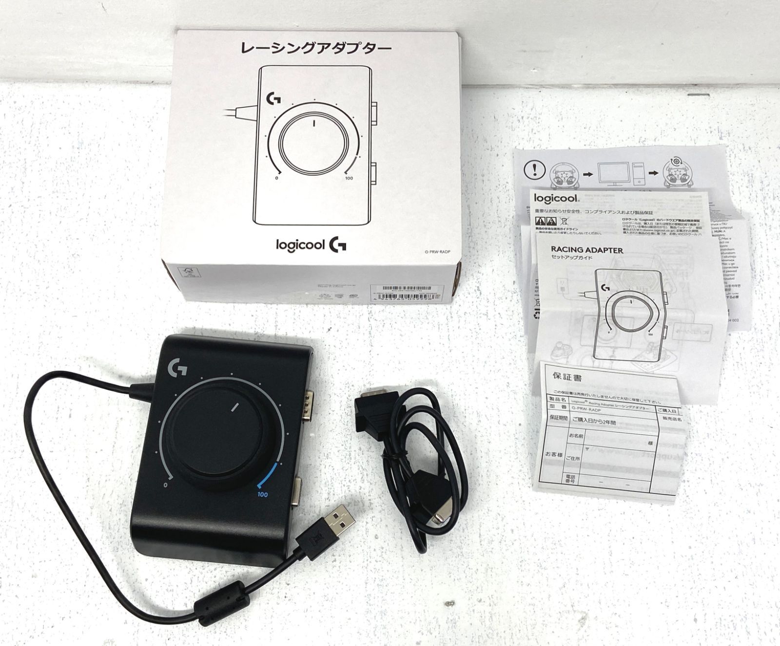 盛岡35-0047] Logicool レーシングアダプター G-PRW-RADP [中古/60 