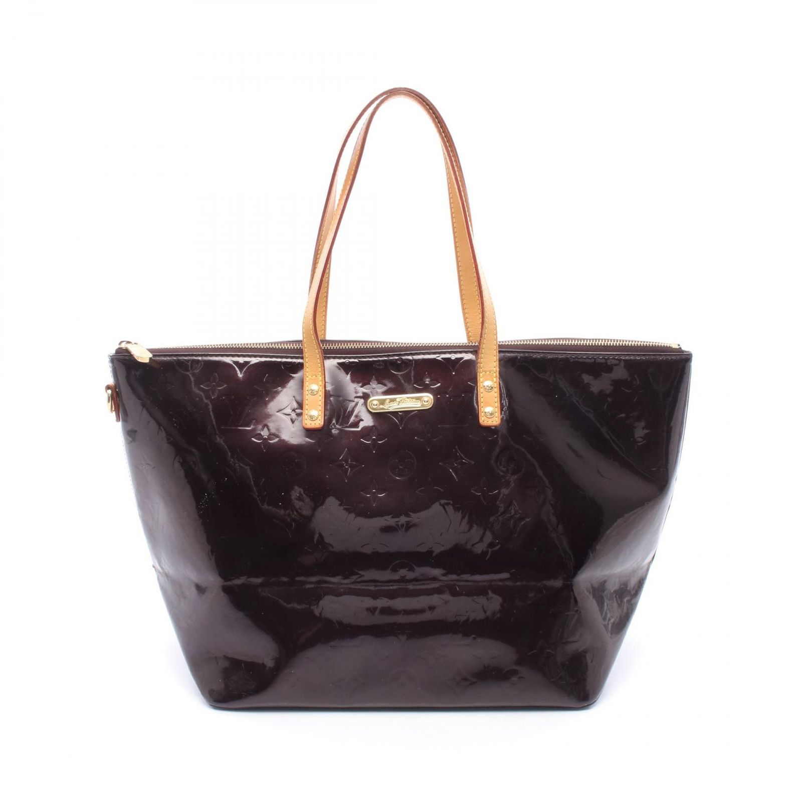 ルイ・ヴィトン LOUIS VUITTON トートバッグ ベルヴューGM モノグラムヴェルニ アマラント M93589 アマラント レザー ベルヴューGM レディース Used B