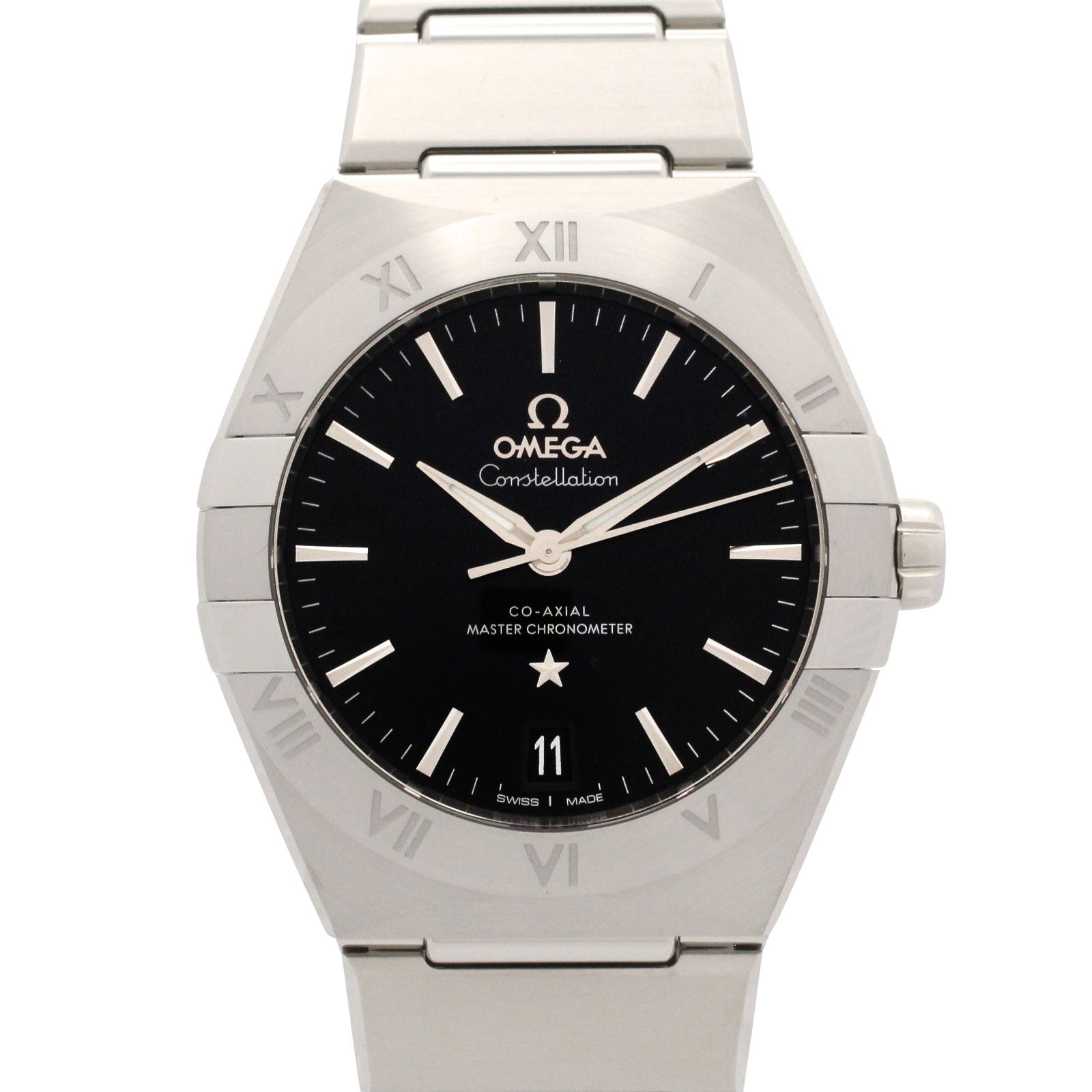 オメガ OMEGA 腕時計 コンステレーション コーアクシャルマスタークロノメーター 131.10.36.20.01.001 ブラック ステンレススチール コンステレーション コーアクシャルマスタークロノメーター