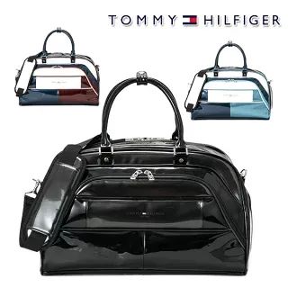 【新品】トミーヒルフィガー 2025年秋冬モデル ユニセックス エナメル スポーツ ボストンバッグ THMG5FB1 ゴルフ