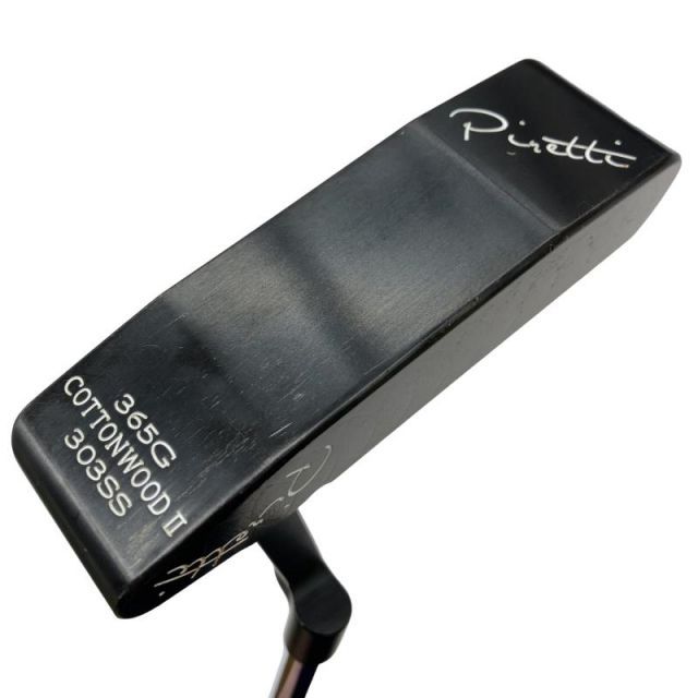 【中古】 Piretti Piretti MIDNIGHT BLACK COTTONWOOD II(365G) 34インチ パター PT スチール (フレックスその他) メンズ 男性用 右利き 右用 Cランク ゴルフクラブ