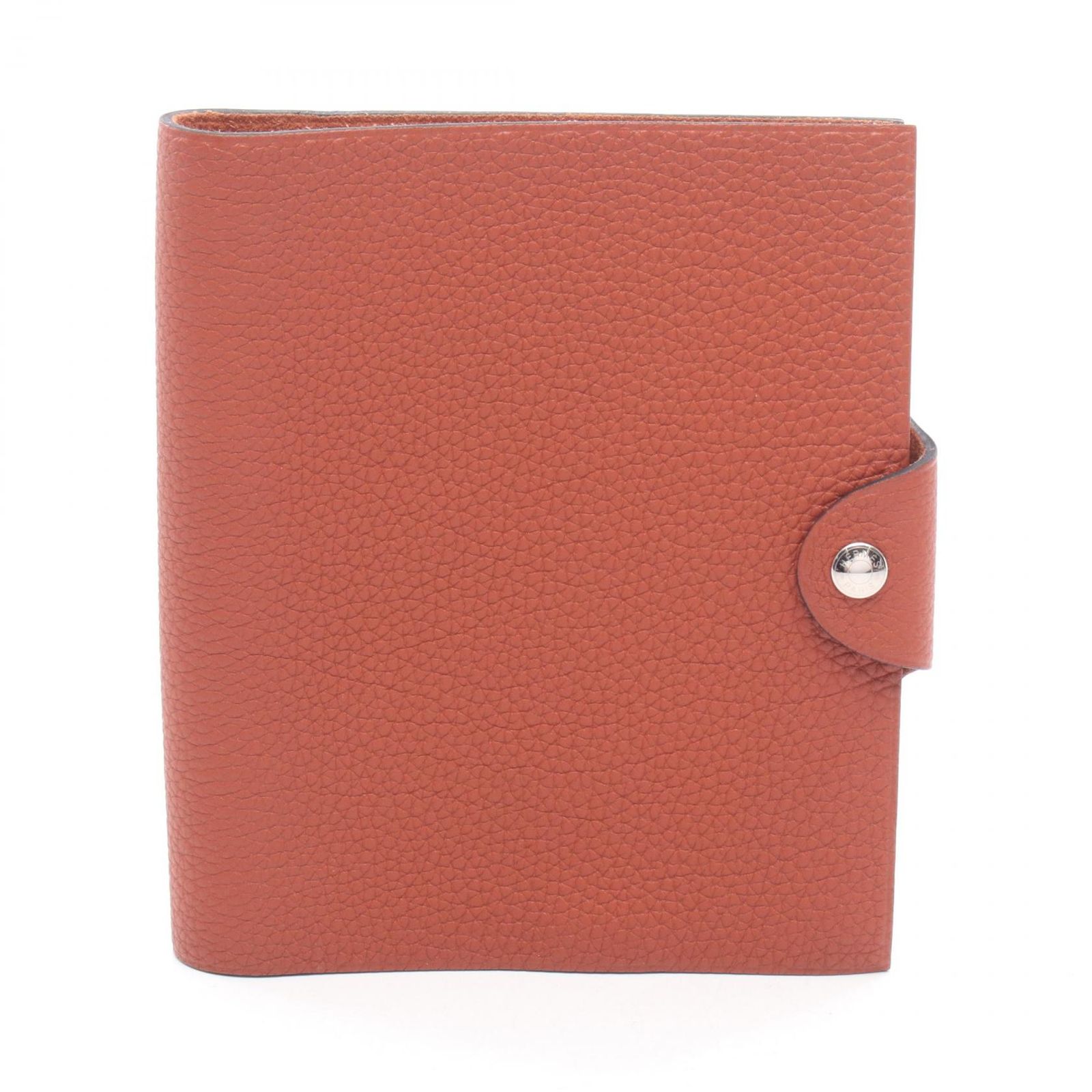 エルメス HERMES 手帳カバー ユリスPM ブリック 型押しレザー ユリスPM ブリック レディース Used A